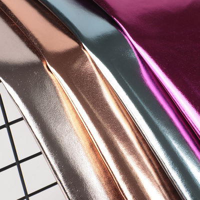 0.5mm لیزر حکاکی PU چرم سازگار با محیط زیست فلز درخشان PU چرم