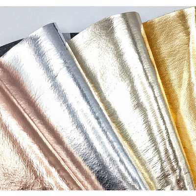 جعبه های بسته بندی چرم Saffiano Cross PVC فلمی فلزی