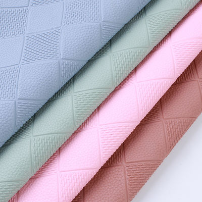 1.1mm فرش ماشين چرم الماس نقاشي شده PVC