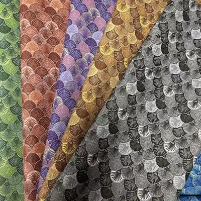 PVC Peacock سبک فیلم چاپی پوست مصنوعی مصنوعی برای کیسه بسته بندی لپ تاپ تلفن پوسته پارچه پوست جعلی