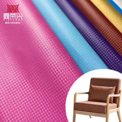 PVC پوست مصنوعی بافت دانه فیبر کربن مربع کوچک شبکه داخل خودرو بسته بندی 1.5 'عریض پارچه پوست