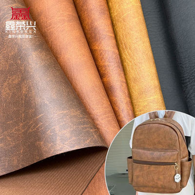1.4mm PVC بافت فیل پوست مصنوعی مصنوعی برای کیف کیف پول لوازم خانگی مبل مواد چرم جعلی