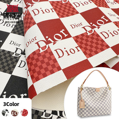 پارچه چرم مصنوعی PVC چاپ شده با ضخامت 0.8 میلی‌متر برای کیف و کیف پول