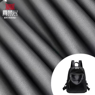 PVC Cowhide Grain Synthetic Artificial Lining Leather for Bag Sofa Luggage Placemat Faux Leather Fabric