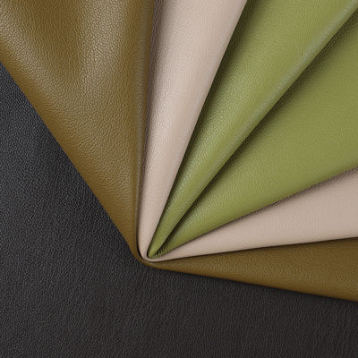 سوئید لیچی چرم جعلی PU چرم برای پوشاک لمس دستی صاف