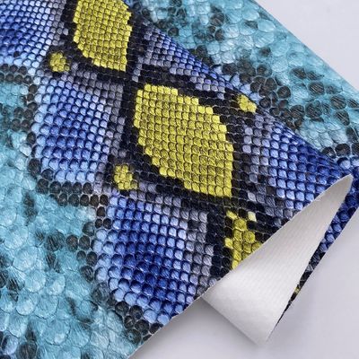 کوله دست مدل مار PU چاپ شده از چرم تقلید پنبه مخملی