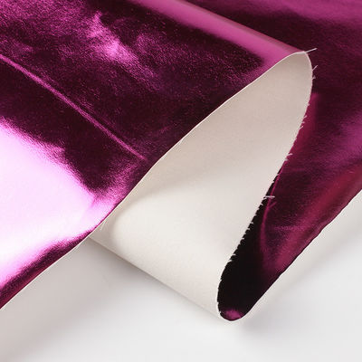 0.5mm لیزر حکاکی PU چرم سازگار با محیط زیست فلز درخشان PU چرم