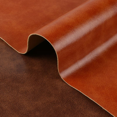 روغن موم PU پارچه چرم برای کیف های دستی برش پشت ضد آلودگی