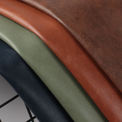 1.0mm PVC چرم برای کیسه های ضد خراش مبل چرم جعلی ریترو برش روغن