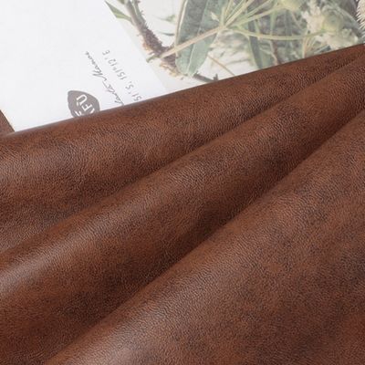 1.0mm PVC چرم برای کیسه های ضد خراش مبل چرم جعلی ریترو برش روغن