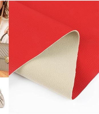 کیف دستی لیچی PU پارچه چرم جعلی مبتنی بر آب بدون محلول