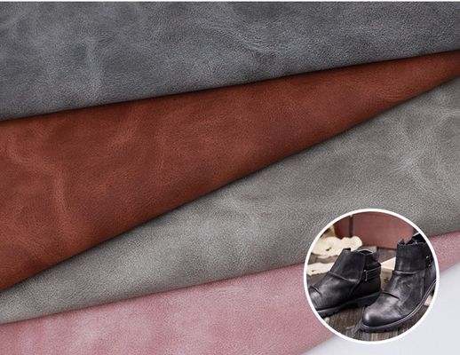 کفش PU با کیفیت بالا چرم جعلی چرم Yangbuck مقاوم به پوشیدن