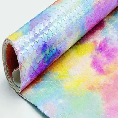 ليزر چند منظوره نقاشي PU چرم ضد آب PU چرم تقلبي رنگارنگ