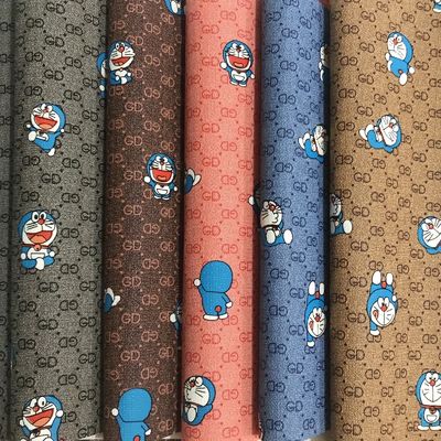 کارتونی چاپ شده GD نامه Jingle Cat PVC جعلی کیسه های چرم کیف تلفن بسته بندی جعبه پارچه چرم