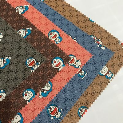 کارتونی چاپ شده GD نامه Jingle Cat PVC جعلی کیسه های چرم کیف تلفن بسته بندی جعبه پارچه چرم