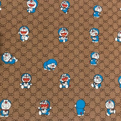 کارتونی چاپ شده GD نامه Jingle Cat PVC جعلی کیسه های چرم کیف تلفن بسته بندی جعبه پارچه چرم