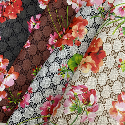 چاپ شده GD نامه گل PVC جعلي کیسه های چرم کیف تلفن بسته بندی جعبه پارچه چرم