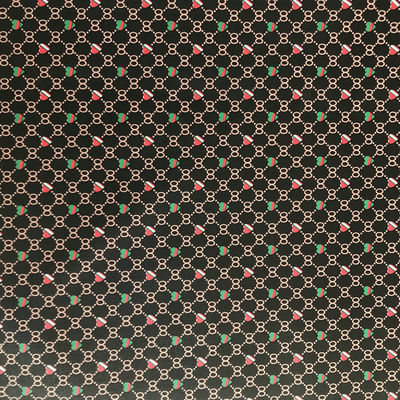 چاپ شده شکل قلب شماره 8 PVC جعلي چمدان کیسه کیف پول کیف تلفن بسته بندی جعبه پارچه چرم