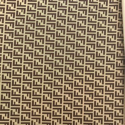 چاپ شده دو حرف F PVC جعلي چمدان کیسه کیف پول کیف تلفن بسته هدیه جعبه پارچه چرم