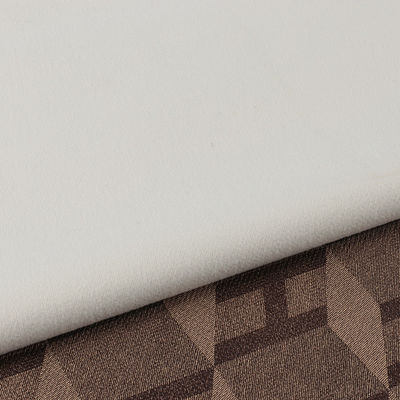 پارچه چرم مصنوعی پی وی سی کوله دست چاپ شده رترو چرم واقعی