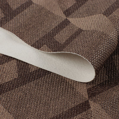 پارچه چرم مصنوعی پی وی سی کوله دست چاپ شده رترو چرم واقعی