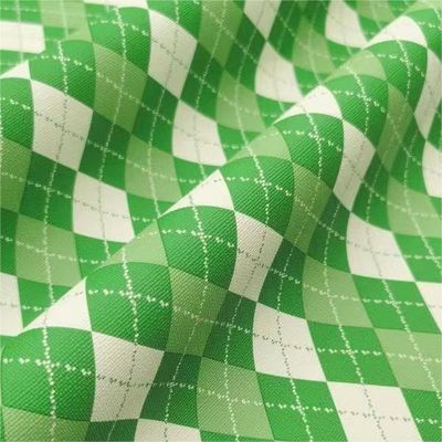 کیف دستی سفارشی چاپ شده الگویی پارچه چرم کاذب PVC الماس هندسی