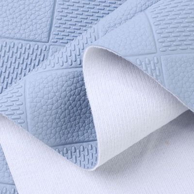 1.1mm فرش ماشين چرم الماس نقاشي شده PVC