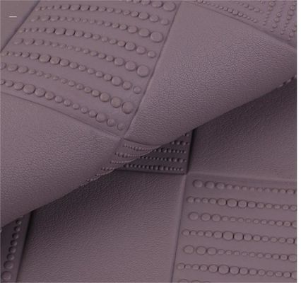 پارچه چرم PVC برای کیسه ها رنگارنگ بزرگ پلاید PVC تقلید چرم سفارشی