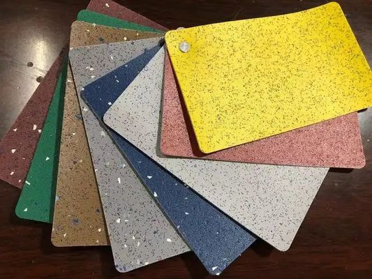 مقاومت در برابر سایش کف ماشین فرش چرم 2m کوارتز وینیل کف چرم