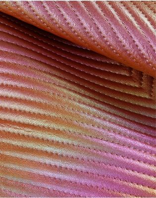 رنگارنگ تراز الماس پی وی سی جعلی کیسه چرم مصنوعی مواد پارچه چرم