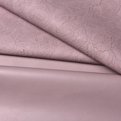 3D Retro Floral Embossed PVC Leather برای کیف دستی بسته بندی جعبه پارچه تزئینی Placemat پوست جعلی