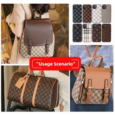 عمده فروشی چاپ شده PVC پوست کاذب برای کیسه ها، کیف های تلفن و فرش های میز