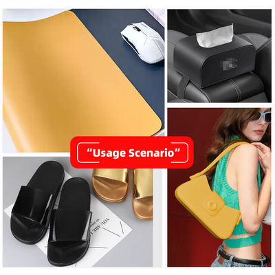 1.3mm PVC 711 Napa Grain پوست مصنوعی مصنوعی