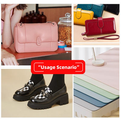 PVC 1.8mm ضخامت مربع طرح کیسه چرم مصنوعی ، مبل ، کفش ، کیف پول ، تزئینات ، کمربند پارچه چرم جعلی