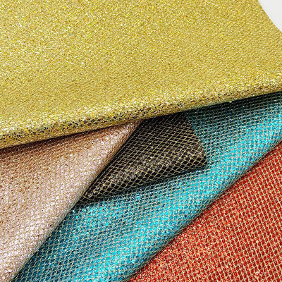 چرم مصنوعی پی وی سی اکلیلی درشت بافت مشبک برای کفش، چمدان، کیف، بسته بندی، مبل، آستر فضای باز