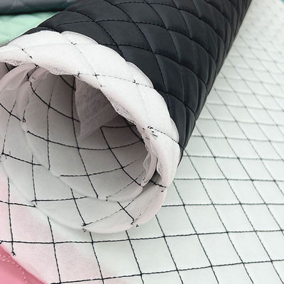 چرم مصنوعی ضد خش و ضد آب بافت جیر اسفنجی لحافی PVC ضخامت 3 میلی‌متر برای مبلمان تزئینی و لوازم جانبی