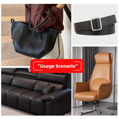 1.8mm ضخامت PVC Litchi الگوی مصنوعی پوست جعلی برای کیسه میز تشک کمربند مبل تزئینات مبل های چند منظوره در فضای باز صنایع دستی