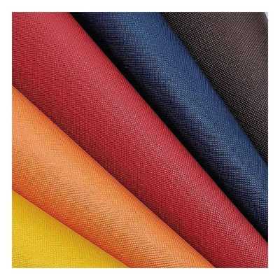 PVC Cross Grain پوست مصنوعی مصنوعی برای کیف پول بسته بندی کیف کفش کتابچه یادداشت پارچه پوست