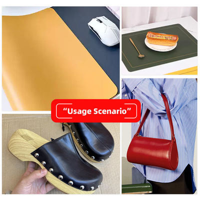 چرم مصنوعی پی وی سی با ضخامت 1.8 میلی‌متر، بافت سوزنی برجسته، کششی، ضد آب، برای کیف، رومیزی، تزئینات، کمربند، مبل