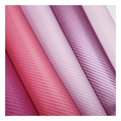 1.0mm ضخیم فیبر کربن PU پوست مصنوعی برای کیف کیف پول کمربند ماشین بوتیک مواد چرم جعلی