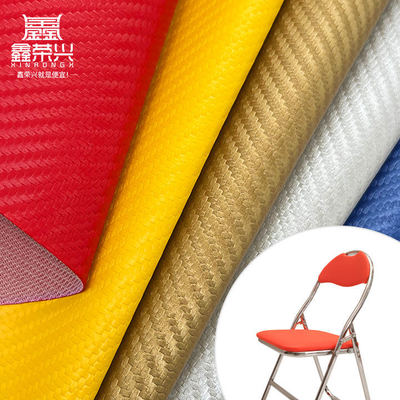 چرم مصنوعی بافت فیبر کربن مصنوعی رنگ روشن PVC چرم مصنوعی کفش کوسن داخلی خودرو پارچه تزئینی