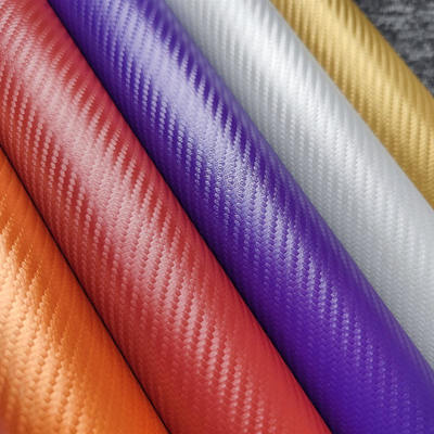 چرم مصنوعی بافت فیبر کربن مصنوعی رنگ روشن PVC چرم مصنوعی کفش کوسن داخلی خودرو پارچه تزئینی