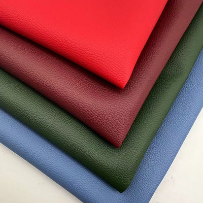 D90 لیچی پارچه چرم جعلی 150CM گسترده PVC چرم مصنوعی مصنوعی برای کیف مبل صندلی ماشین کفپوش مبل