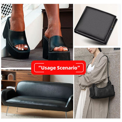 عمده فروشی دو جارو برش شده پشتیبان PVC الگوهای مختلف برجسته شده پوست مصنوعی مصنوعی برای کیف ها مبل مواد چرم جعلی