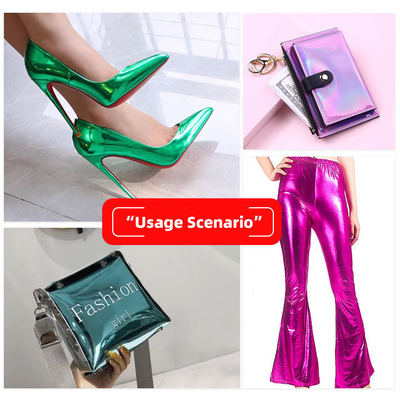 فیلم فلزی PU R61 دانه گوسفند پوست مصنوعی پوشاک کیف پول جعبه کفش کیف یادداشت پارچه پوست جعلی