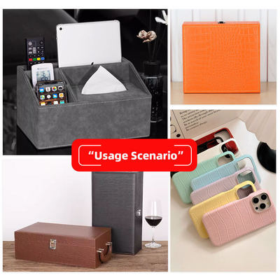 عمده فروشی Pvc چمدان جعلی کیف پول جعبه کفش دفترچه یادداشت لیچی حیوانات بافتن صلیب الگوی مصنوعی پارچه چرم مصنوعی