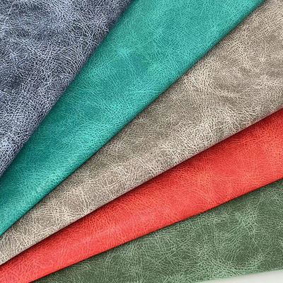 PVC چاپ شده پارچه پوست مصنوعی روغن شکستن الگوی ضد آب برای نوت بوک / میز مات / تلفن پوسته بسته بندی جعبه برای کیسه های صنایع دستی