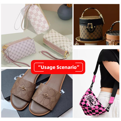 پارچه چرم مصنوعی PVC چاپ شده با ضخامت 0.8 میلی‌متر برای کیف و کیف پول