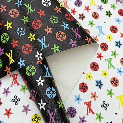 چرم ساختگی چاپی PVC ضد آب برای کیسه ها و صنایع دستی