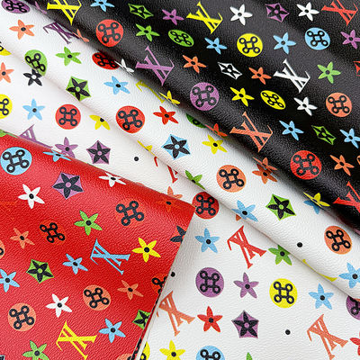 چرم ساختگی چاپی PVC ضد آب برای کیسه ها و صنایع دستی